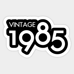 Vintage 1985 Gift 35th Birthday Party Sticker